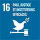 ODD 16. Paix, justice et institutions efficaces