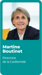 Martine Boutinet - Directrice de la Conformité 