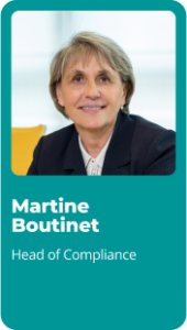 Martine Boutinet - Head of Compliance